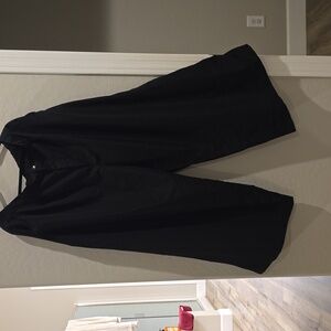 Wide-Leg Black Pants